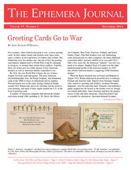 Greeting Cards Go to War