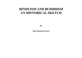 Hinduism and Buddhism an Historical Sketch