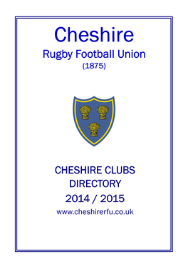 Cheshire Rugby Football Union (1875)