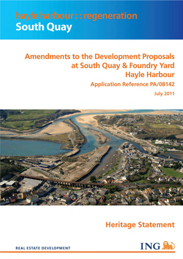 2011 South Quay Heritage Statement