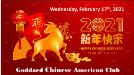 Goddard Chinese American Club