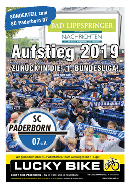 SONDERTEIL Zum SC Paderborn 07