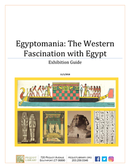 Egyptomania: the Western Fascination with Egypt Exhibition Guide