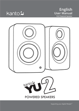 English User Manual YU2 Powered Speaker