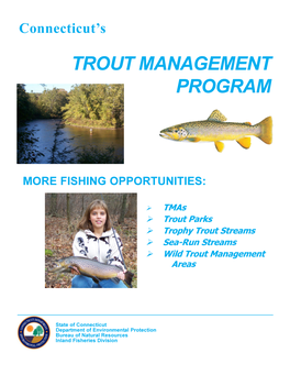 Trout Management Area Brochure