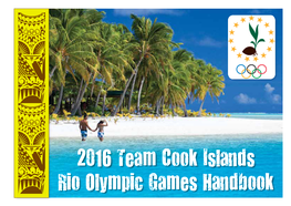 2016 Team Cook Islands Rio Olympic Games Handbook