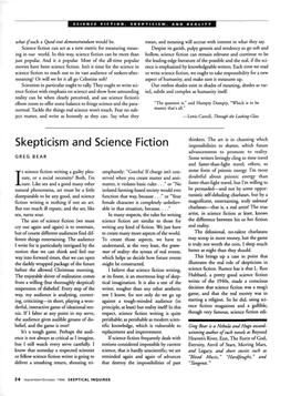 Skepticism and Science Fiction Impossibilities to Shatter, Which Future Advancements to Promote to Reality