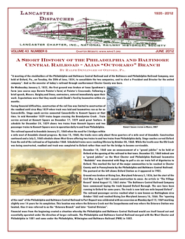 2012 Volume 43 Number 6 June 2012 a Short History of The
