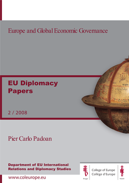 EU Diplomacy Papers Europe and Global Economic Governance Pier