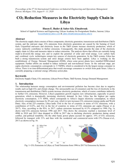 ID 034 CO2 Reduction Measures in the Electricity Supply Chain in Libya