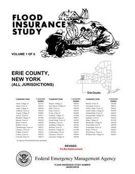 ERIE COUNTY, NEW YORK (ALL JURISDICTIONS) (Date to Be Determined)