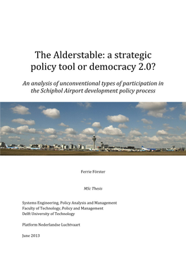 A Strategic Policy Tool Or Democracy 2.0?