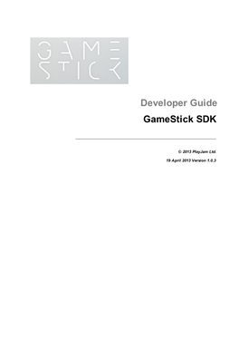 Gamestick SDK