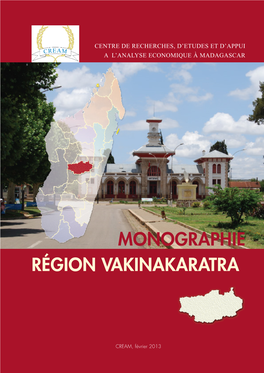 Monographie Région Vakinakaratra