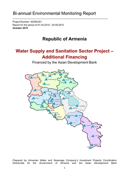 Republic of Armenia Water Supply and Sanitation Sector Project