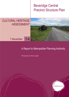 Cultural Heritage Assessment (Ochre Imprints)