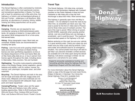 Denali Highway Points of Interest