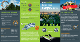 Explore Vienna – Return Trip Only with the City Airport