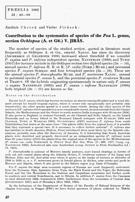 Poa L. Genus; Section Ochlopoa °(A