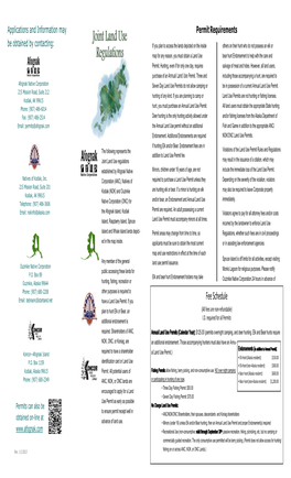 Land Use Regulations Brochure 2013.Pub