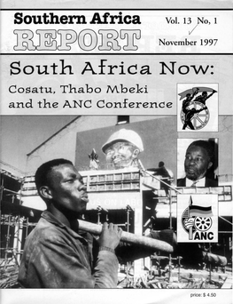 South Africa No-W: Cosatu, Thabo Mbeki and the ANC Conference