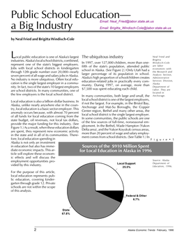 Public School Education a Big Industry