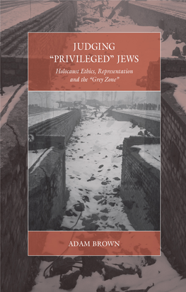 JEWS Holocaust Ethics, Representation, and the “Grey Zone”