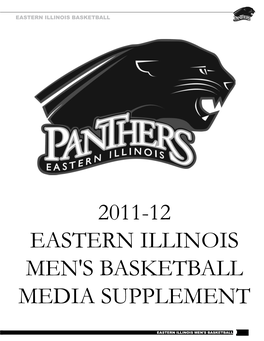 2011-12 Eastern Illinois Men's Basketball Media Supplement