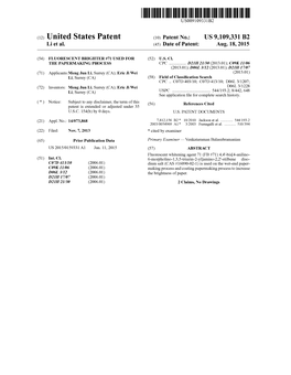 (12) United States Patent (10) Patent No.: US 9,109,331 B2 Li Et Al