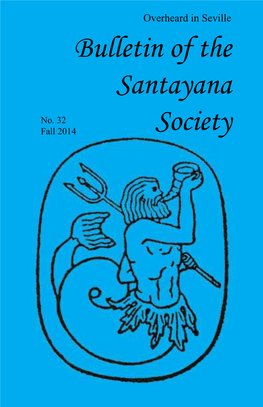 Bulletin of the Santayana Society 31 (Fall 2013): 5–19
