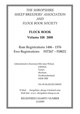 Flock Book Society