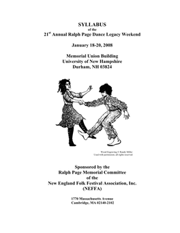 2008 RPDLW Syllabus