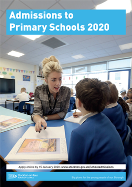 Admissions to Primary Schools 2020