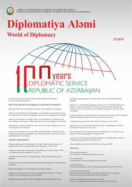 Anniversar Y of Azerbaijan's Diploma Tic Service