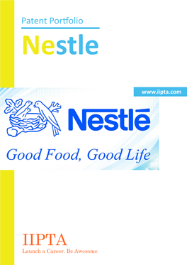 Patent Portfolio Nestle