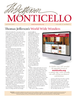Thomas Jefferson's World Wide Wonders