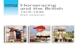 CULTURE Horseracing and the British