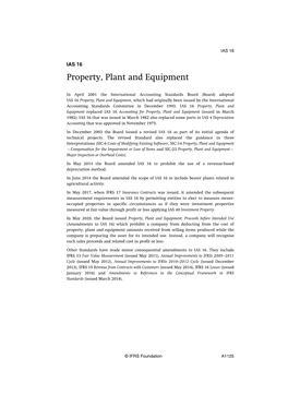 IAS 16 – 2021 Issued IFRS Standards (Part A)