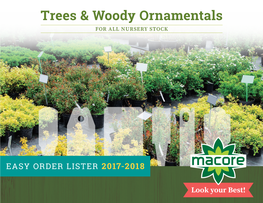 Trees & Woody Ornamentals