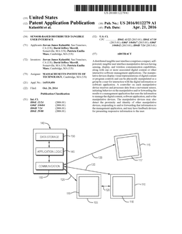 (12) Patent Application Publication (10) Pub. No.: US 2016/0112279 A1 Kalanithi Et Al