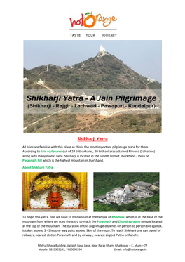 Shikharji Yatra