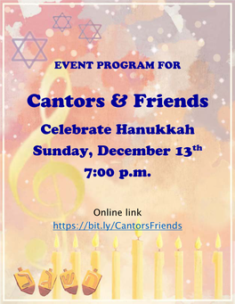 Cantors & Friends