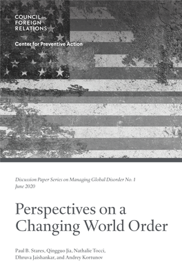 Perspectives on a Changing World Order