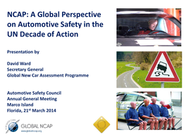 A Global Perspective on Automotive Safety in the UN Decade of Action