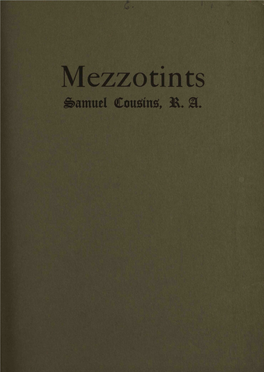 Mezzotints by Samuel Cousins, RA