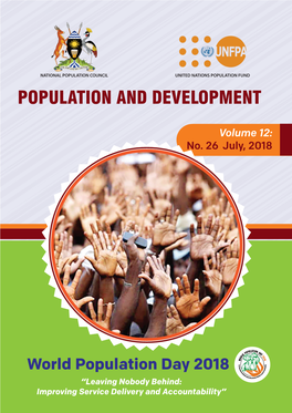 Population and Development Volume 12 No.26 July 2018