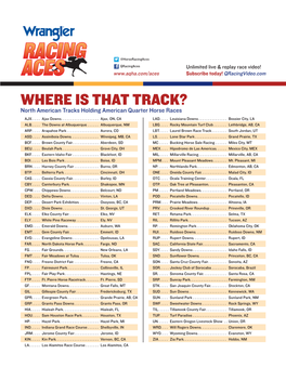 Track Abbreviations