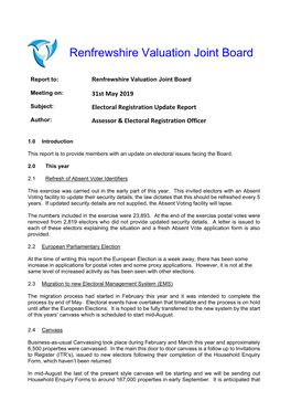 Renfrewshire Valuation Joint Board