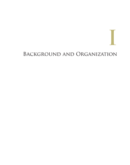 Background and Organization