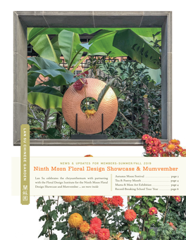 Ninth Moon Floral Design Showcase & Mumvember